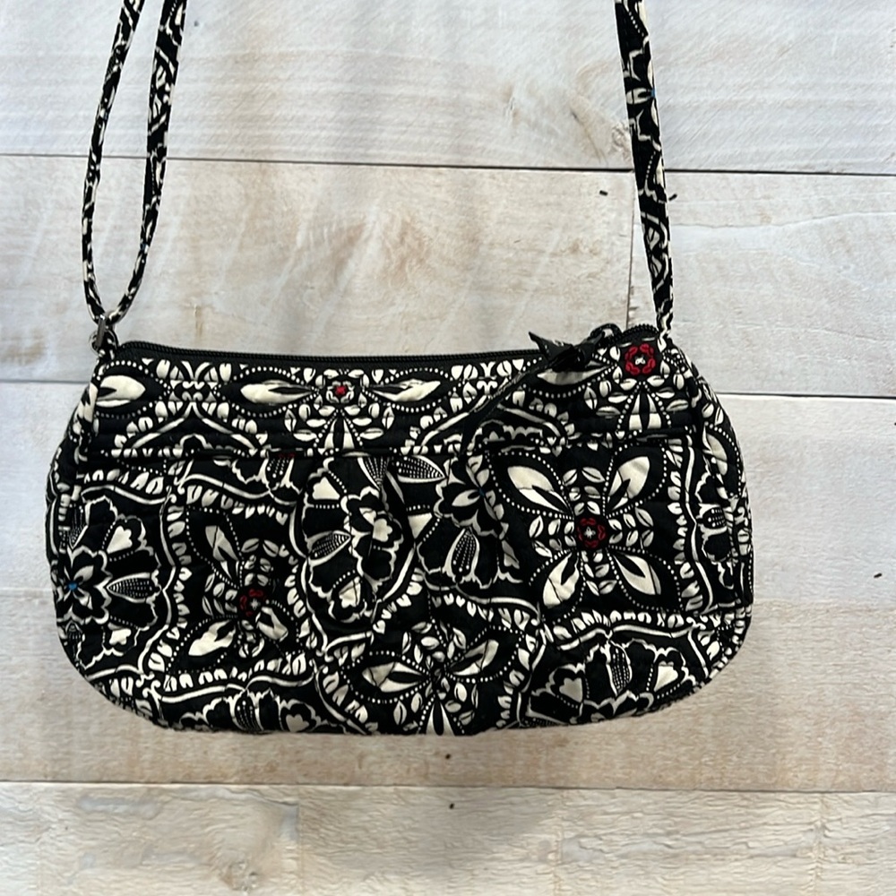Vera Bradley Crossbody Black/White
